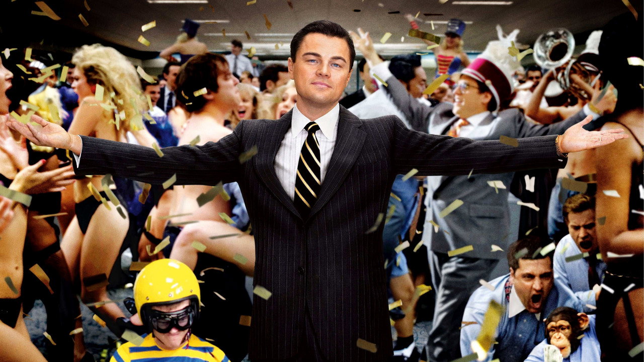 The Wolf of Wall Street scene still